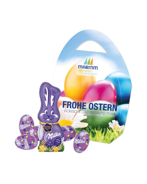 Premium Milka Easter egg with promotional print