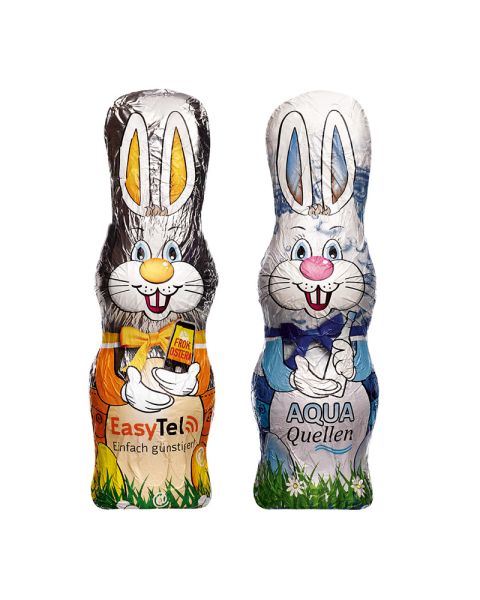 MAXI chocolate Easter bunny with logo print