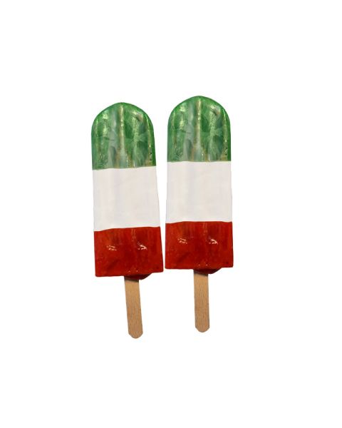 90 ml ice cream in Italian national colours with advertising