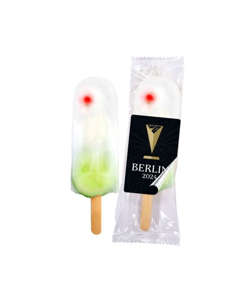 90 ml gin and tonic sorbet ice cream with promotional label