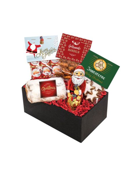Christmas mix No. 1 in gift box with advertising