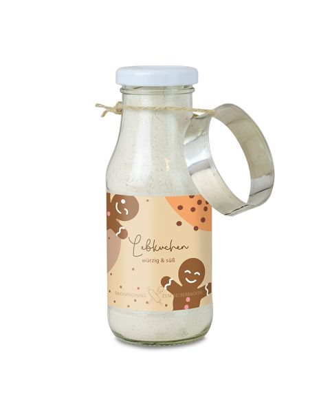 150 g gingerbread biscuit mix with promotional label