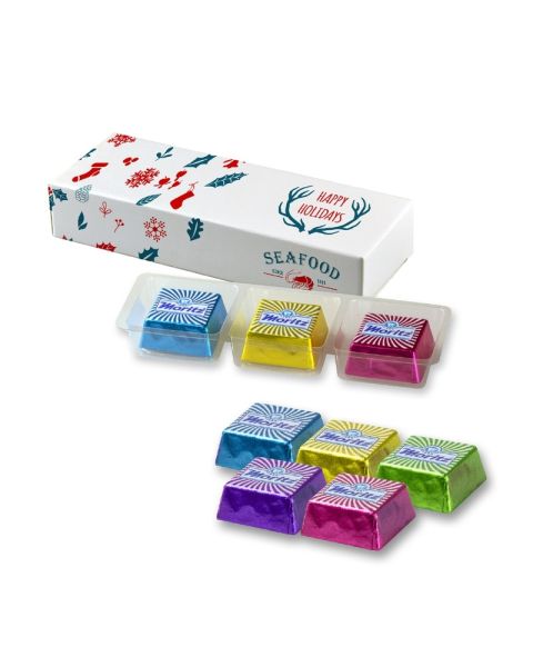 33 g chocolate ice cream confectionery in folding box with promotional print