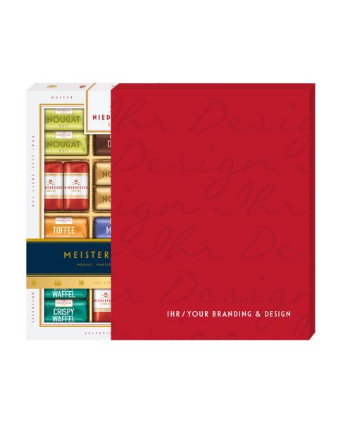 300 g Niederegger Meisterselektion im bedruckbarem Schuber