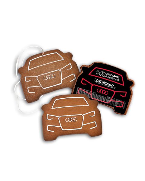 90 g gingerbread in special shape with direct printing and advertising card