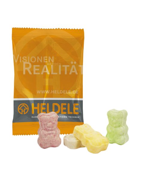 Brause Bärchen in promotional bags with logo print