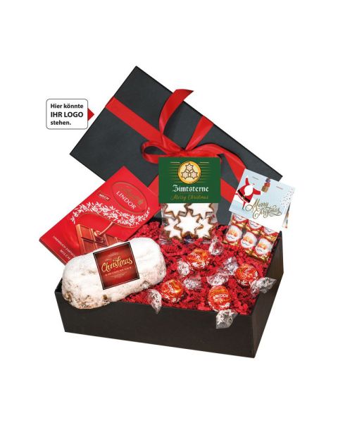 Christmas mix No. 3 in a gift box with advertising