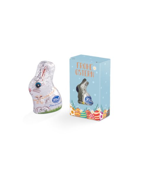 Klett Osterhase in Sichtfensterkartonage mit Werbedruck