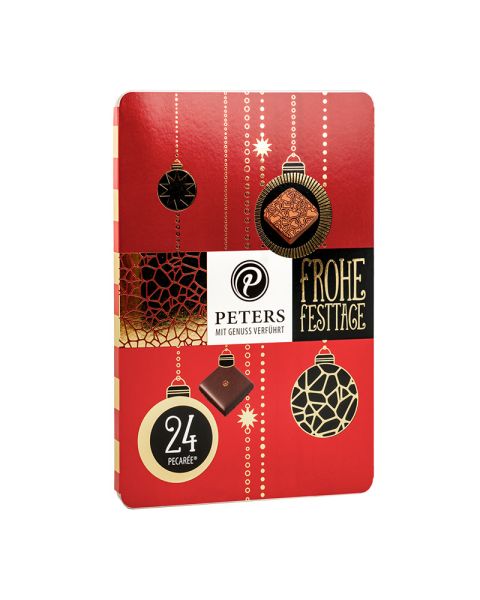 Präsent Frohe Festtage 24er Pecarée-Mischung