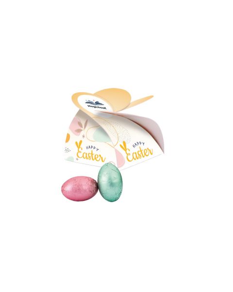 Rettergut chocolate Easter egg in promotional box with logo print