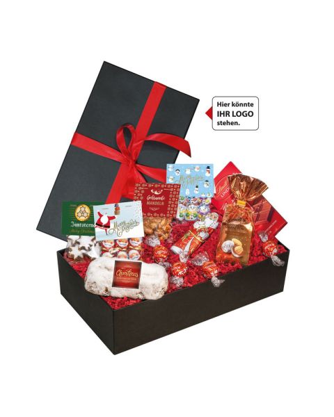 Christmas mix No. 2 in a gift box with advertising