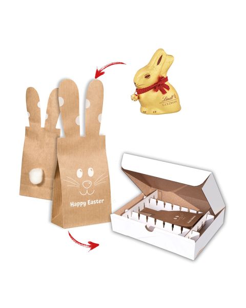 Mailing box Bunny Bag Lindt Bunny with advertising
