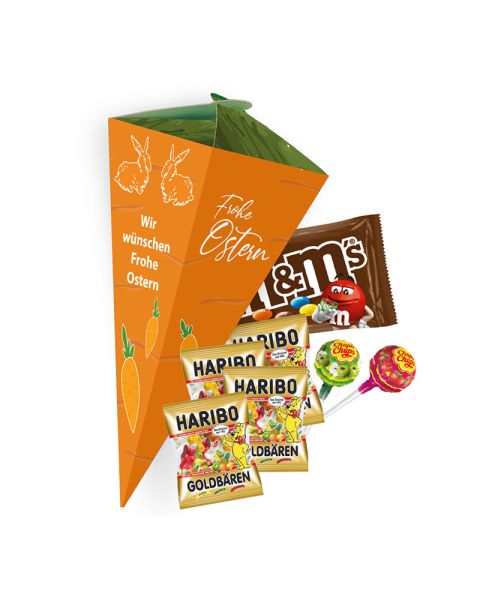 Goodie bag school cone with promotional print