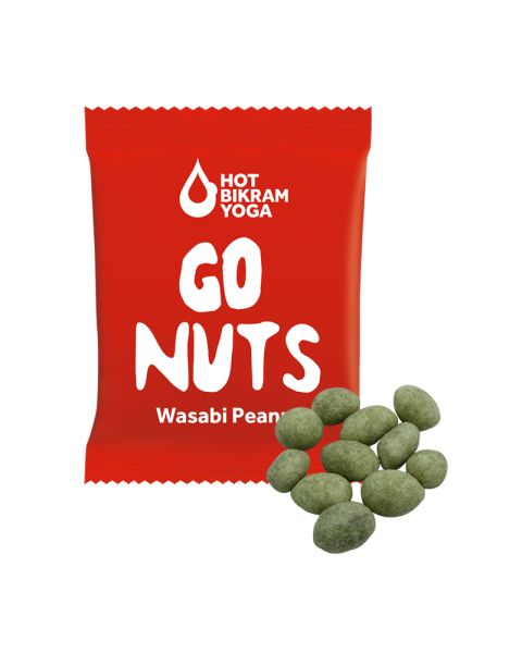 15 g Wasabi Crispers in promotional bags with logo print