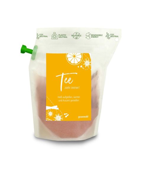 Promotional Tasty Berry tea with printable label