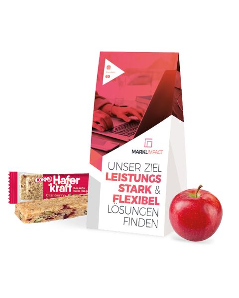 Power Bag apple & oat power with promotional print