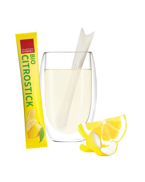 Organic CitroStick – hot lemon in customised design