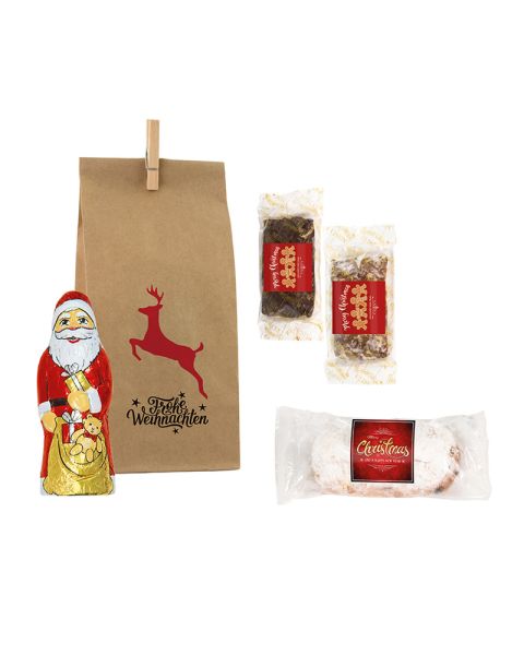 Happy X-Mas Bag Mix mit Werbeanbringung