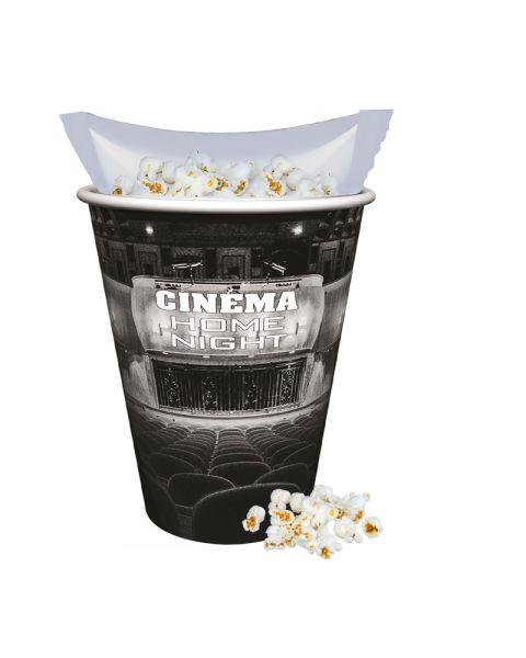 20 g süßes Popcorn im Becher mit Werbedruck