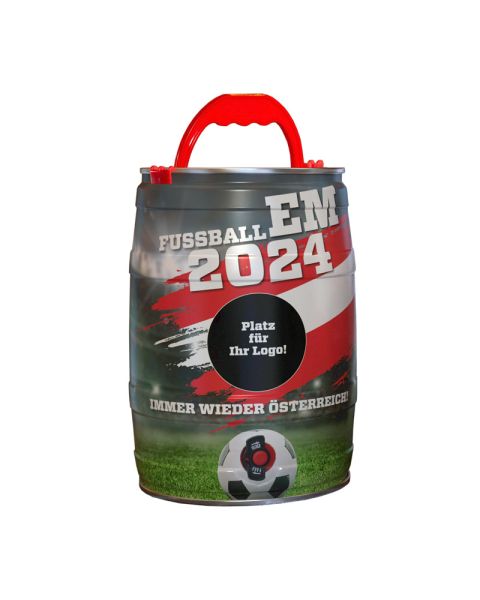 5 litre EM beer keg Austria edition with your company logo