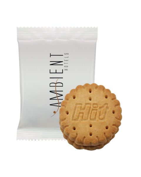 Bahlsen Hit Doppelkeks im Werbetütchen mit Logodruck