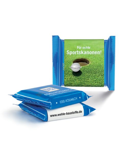 Express Ritter SPORT chocolate with promotional sleeve