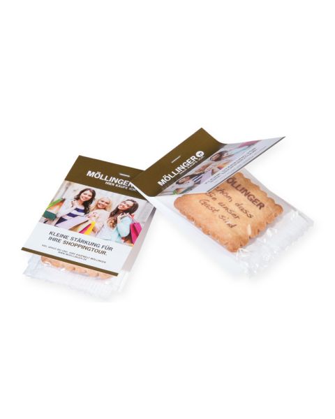 8 g Vanille-Butterkeks 1-farbig bedruckt mit Werbereiter