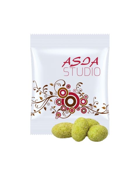 10 g Wasabi-Erdnüsse im Werbetütchen mit Werbedruck