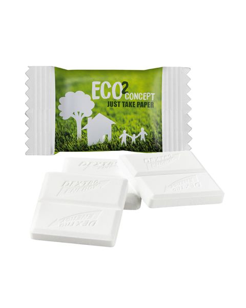 Dextro Energy in paper flow pack with promotional print