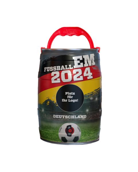 5-litre EM beer keg Germany edition with your company logo