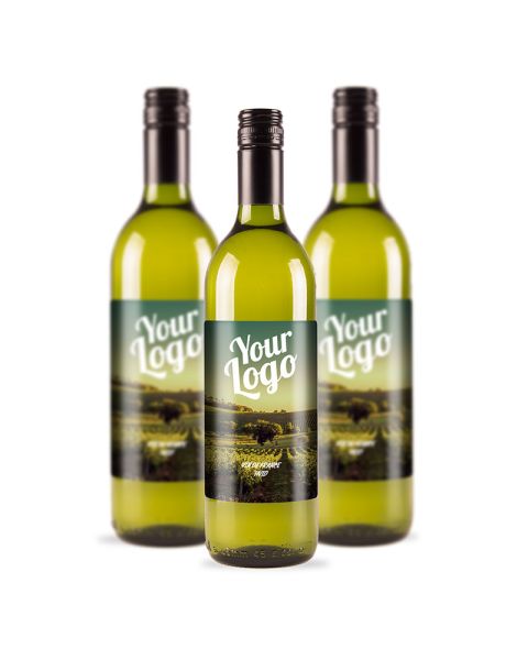 0.75 l Vin De France White with promotional label