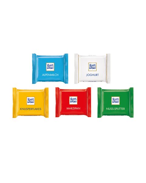 Mailing Präsentbox Ritter SPORT Minis mit Werbedruck