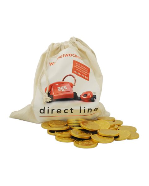 Direct Line - Schoko Geldsack