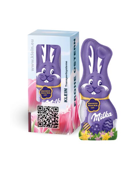 15 g Milka Smiling Bunny in a printable promotional box