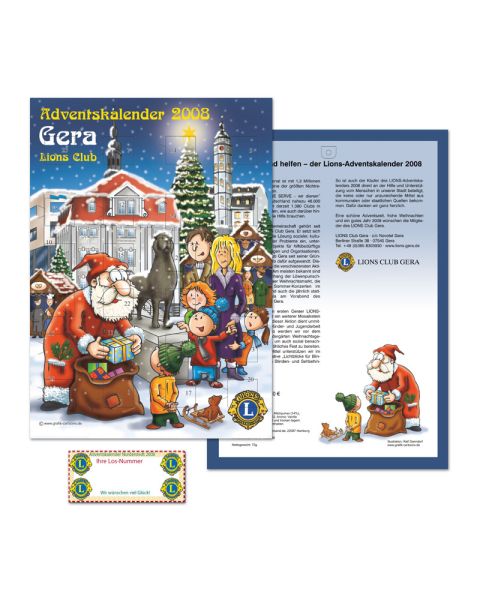 Lions Schoko Adventskalender A3