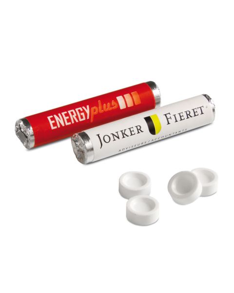 12er Traubenzuckerrolle mit Logodruck