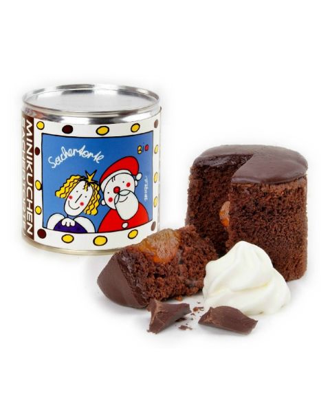 Minikuchen in einer Werbedose A