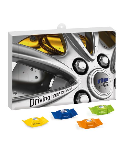 Knight SPORT chocolate cube Advent calendar with logo print