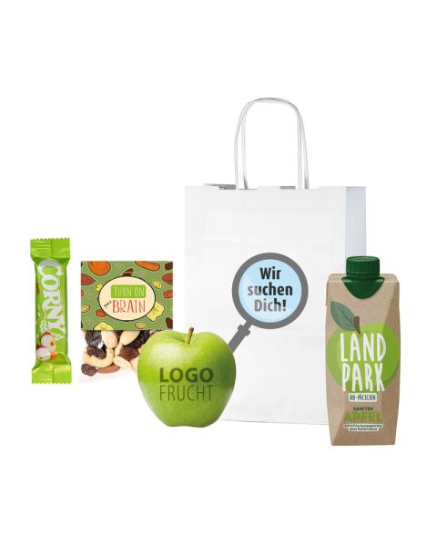 Recruiting bag L with standard print apple