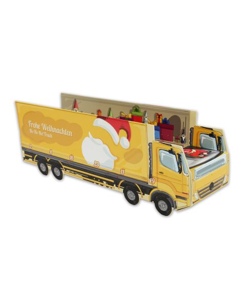 3D Adventskalender LKW individuell bedruckt
