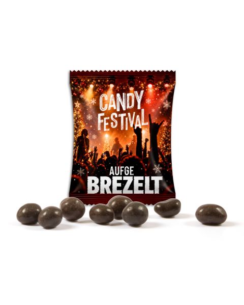 10 g Treets Pretzel Bites im Werbetütchen mit Logodruck