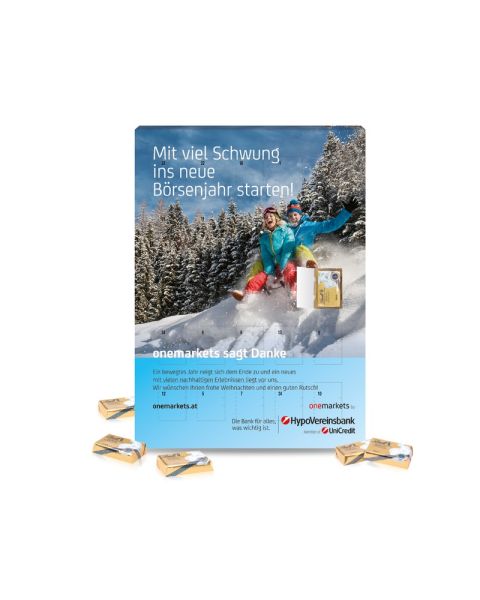 Wall Advent calendar Select Edition with promotional print