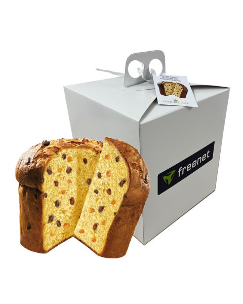 1.000 g Panettone klassisch in einer Faltschachtel mit Werbeanbringung