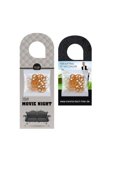 7 g Bio Mini Brezeln Original in Individueller Türanhänger