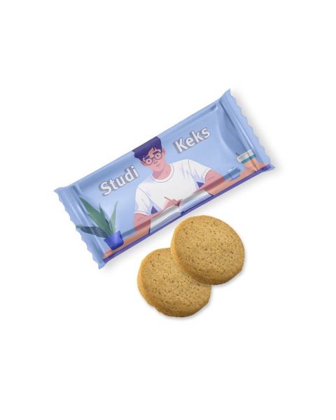 4 g Bio Nervennahrungskeks im Flowpack mit Werbedruck