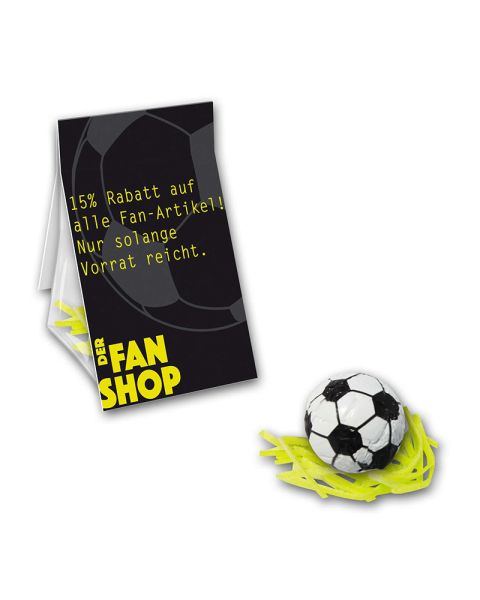 Promobag Fussballrasen mit Werbereiter