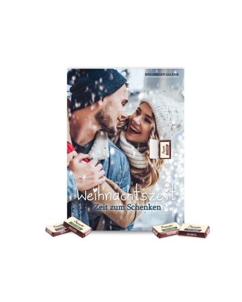 Wall Advent calendar Business Exclusive with advertising print