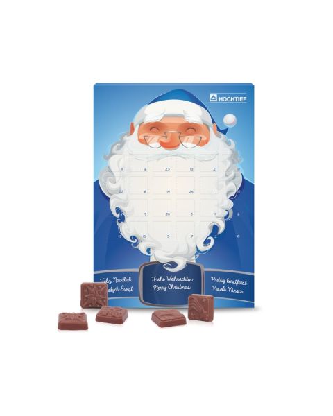 Wall Advent calendar Classic Design with promotional print