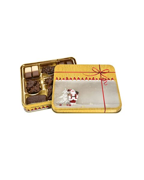Gift gift box in gold