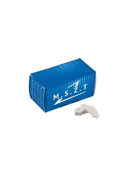 Pfefferminz in Auto-Form Faltschachtel aus Kartonage in Container-Design und Werbedruck